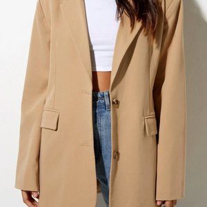 BRAND NEW MOTEL ROCKS Maiwa Blazer in Almond